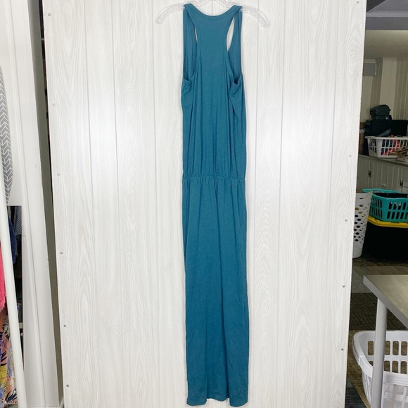 Sundry | Teal Racerback Tank Maxi Dress Size Small (1) - Picture 2 of 13
